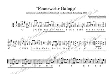 Lade das Bild in den Galerie-Viewer, Feuerwehr-Galopp (Griffschrift)